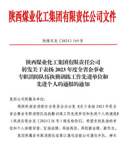 喜訊！漢鋼公司應急救援中心榮獲多項殊榮